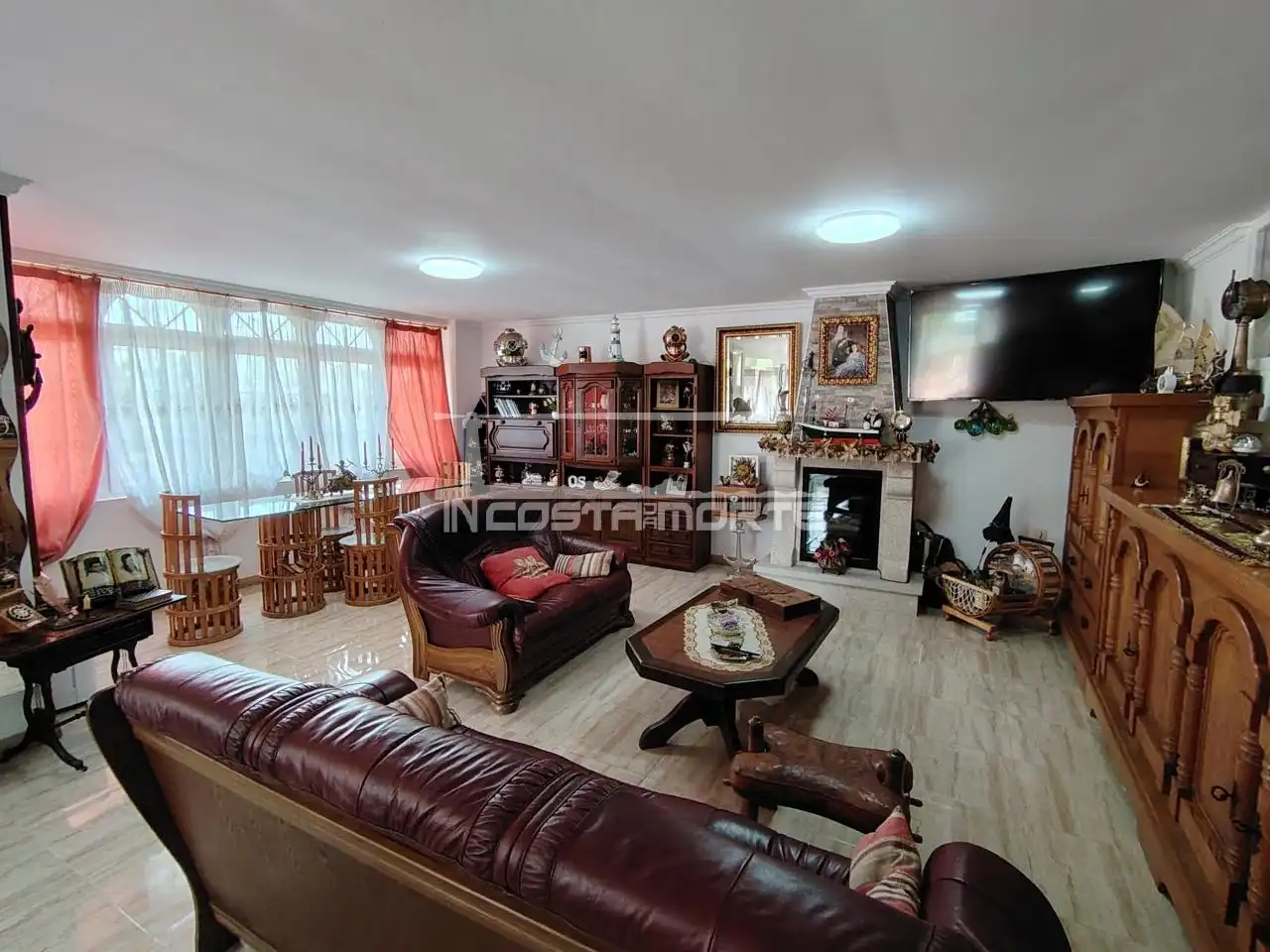 Living room of Detached homes for sale in Fisterra  with Heating, Terrace and Storage room