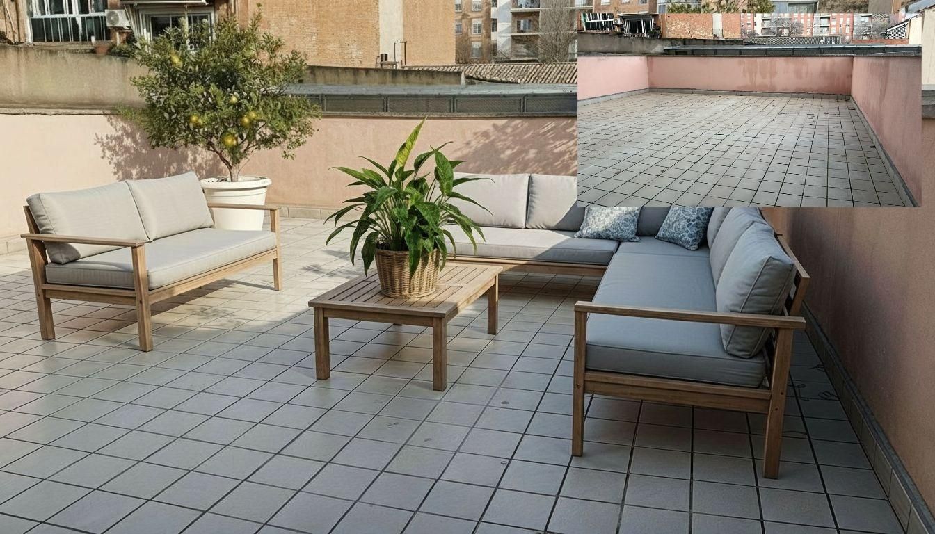 Terrace of Flat for sale in Molins de Rei  with Air Conditioner, Heating and Terrace