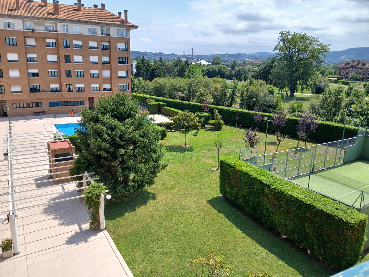 Garden of Flat to rent in Gijón   with Heating, Parquet flooring and Storage room