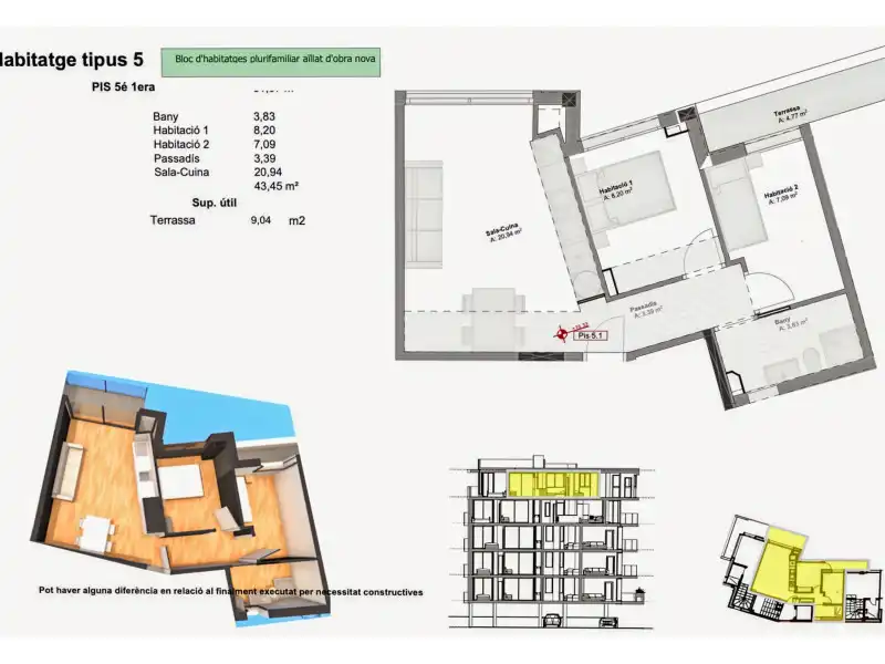 Piso con ascensor en venta en Santa Margarita, imagen 16