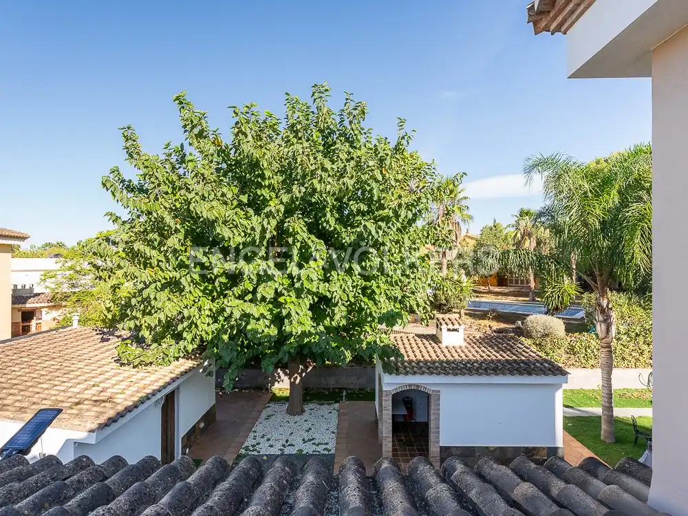 Exterior view of Houses for rent in Bétera  with Air Conditioner, Heating and Private garden