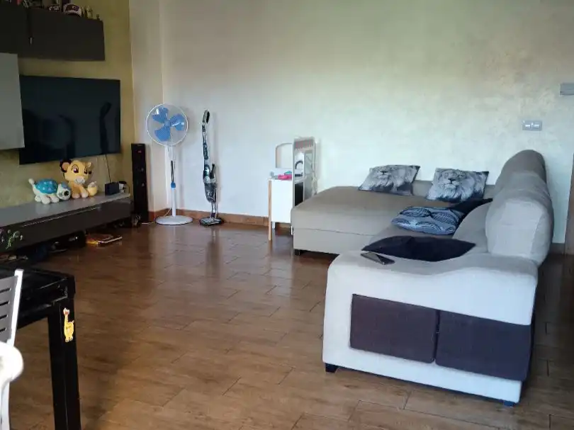 Sala d'estar de Casa adosada en venda en Arcos amb Aire condicionat, Calefacció i Jardí privat