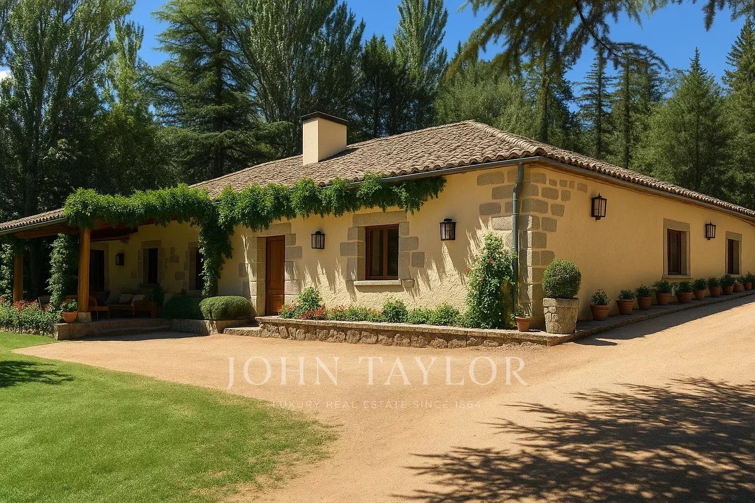 Jardí de Casa o xalet en venda en Las Navas del Marqués  amb Calefacció i Piscina