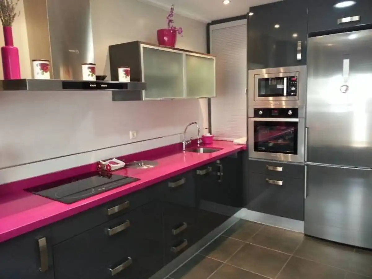 Cocina de Casa adosada de alquiler en Albacete con Aire acondicionado, Calefacción y Jardín privado