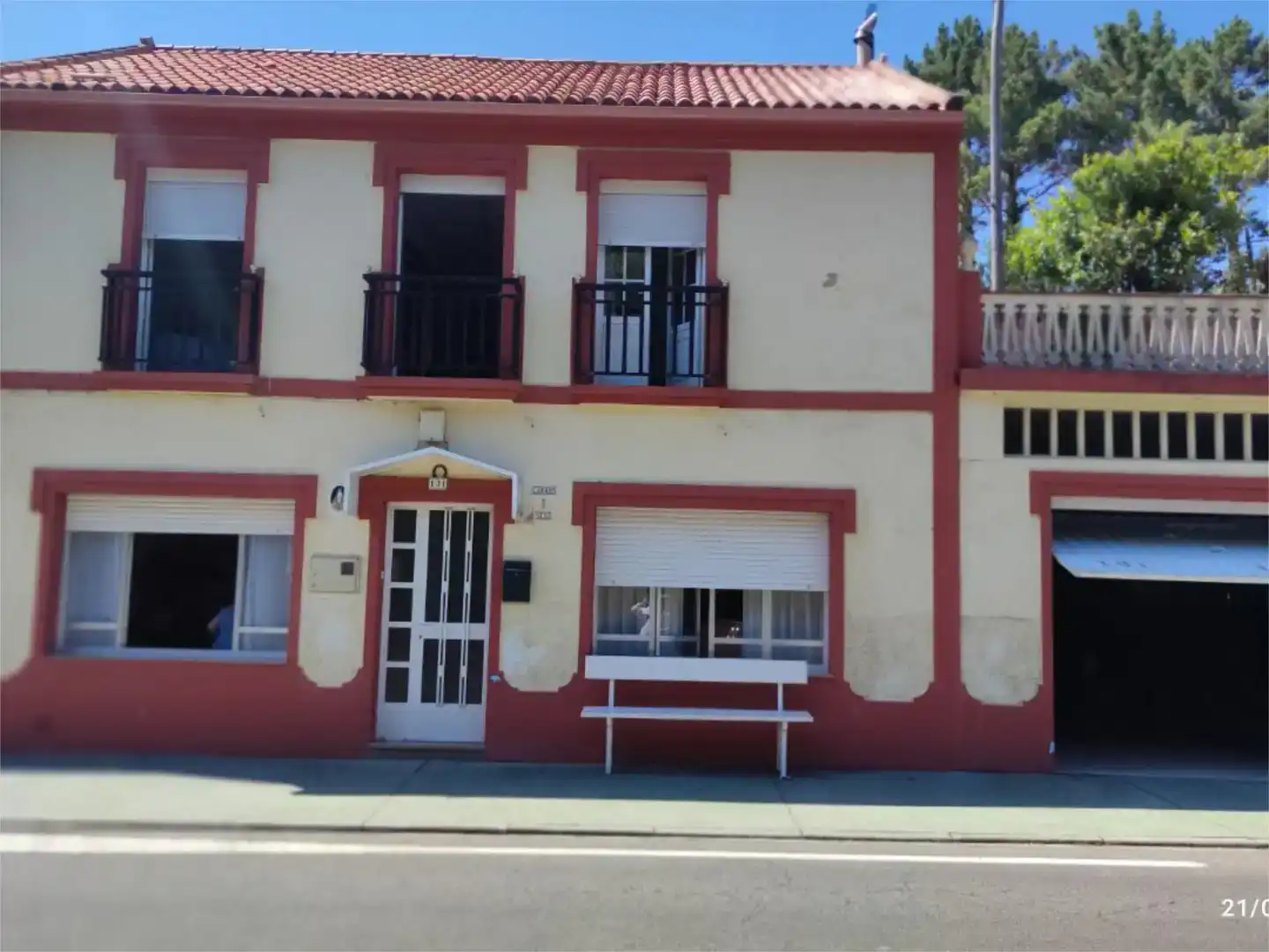 Vista exterior de Casa o chalet en venta en Ponteceso con Balcón
