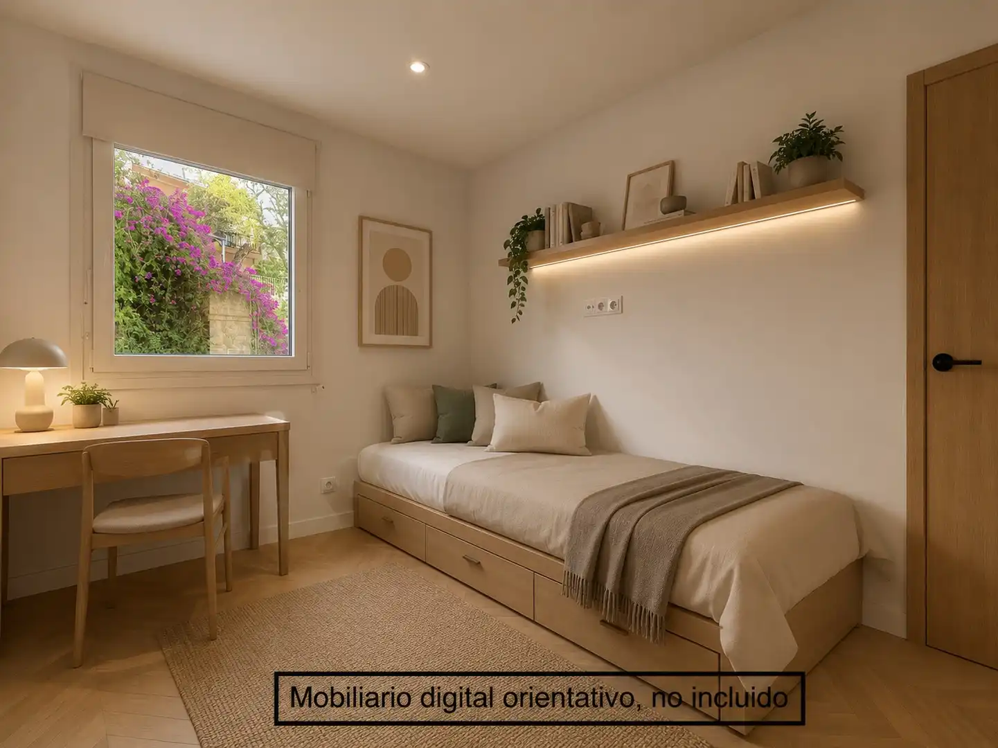 Dormitori de Apartament en venda en Málaga amb Aire condicionat, Calefacció i Terrassa