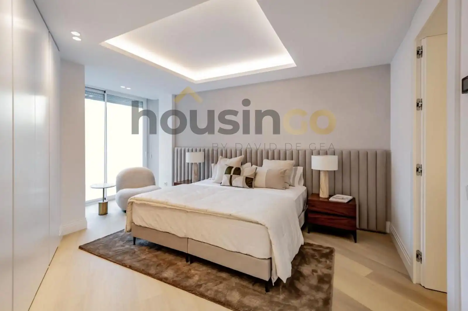 Bedroom of Flat for sale in Madrid  with Air Conditioner, Heating and Terrace