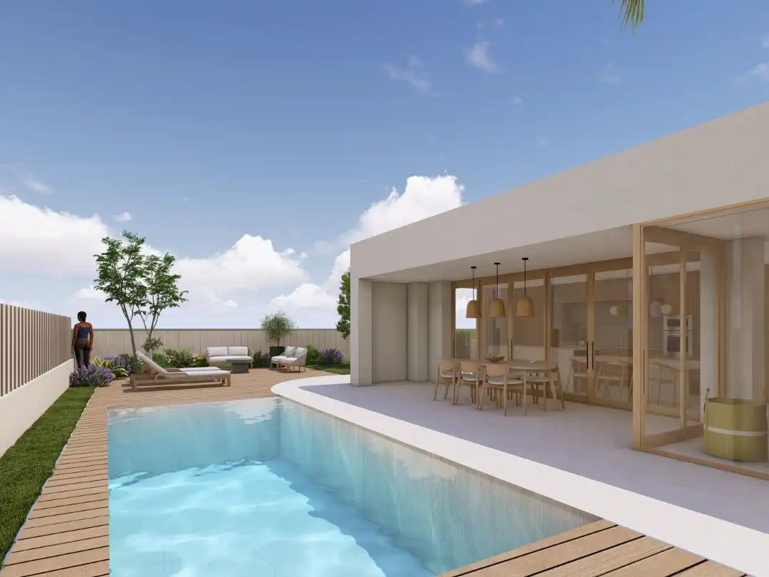 Terraza de Residencial en venta en La Pobla de Vallbona