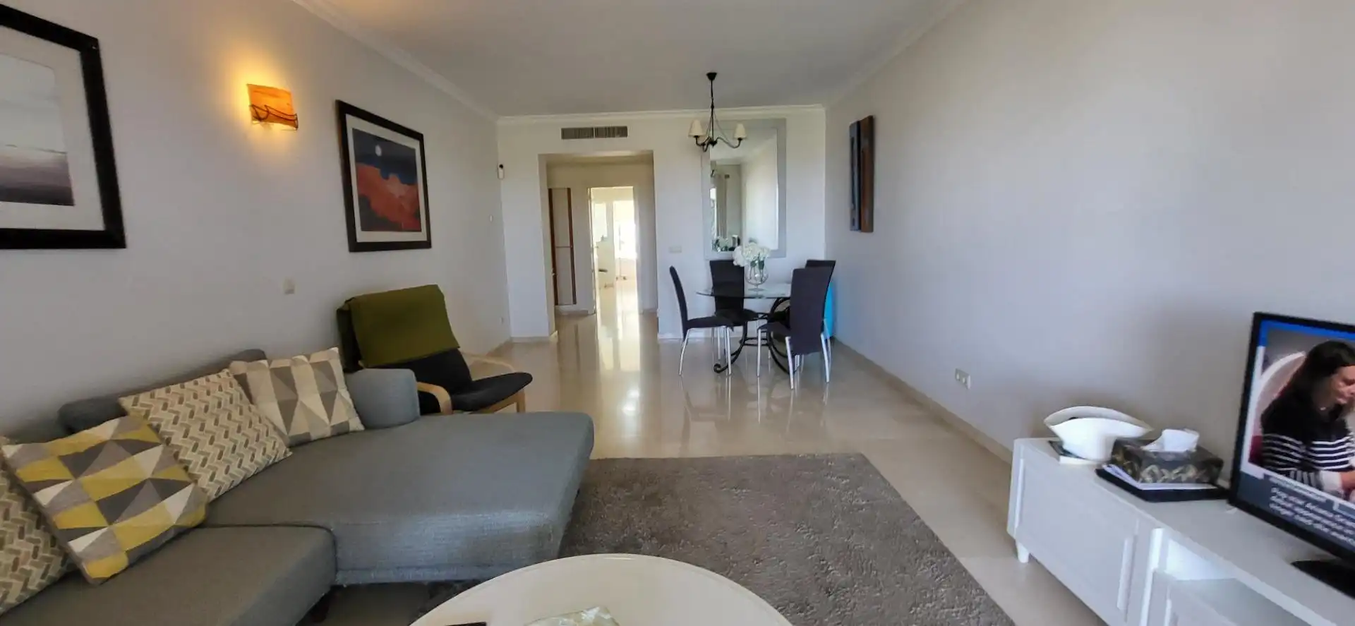 Living room of Apartments for rent in Benahavís  with Air Conditioner, Heating and Private garden