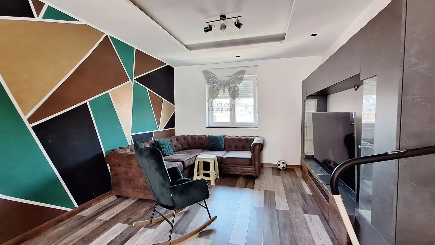 Sala de estar de Piso de alquiler en Oviedo  con Amueblado y Balcón