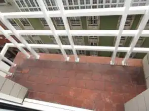 Balcony of Flat for rent in Gijón   with Heating, Parquet flooring and Oven