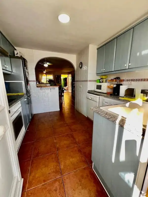 Cocina de Casa adosada en venta en Els Poblets con Aire acondicionado, Calefacción y Terraza