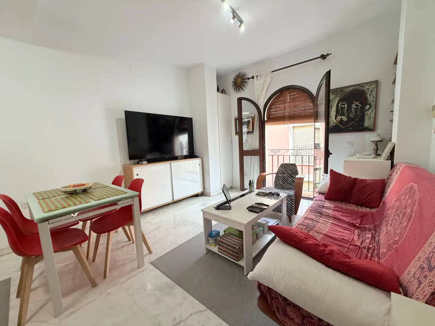 Sala d'estar de Àtic en venda en Casco Antiguo
