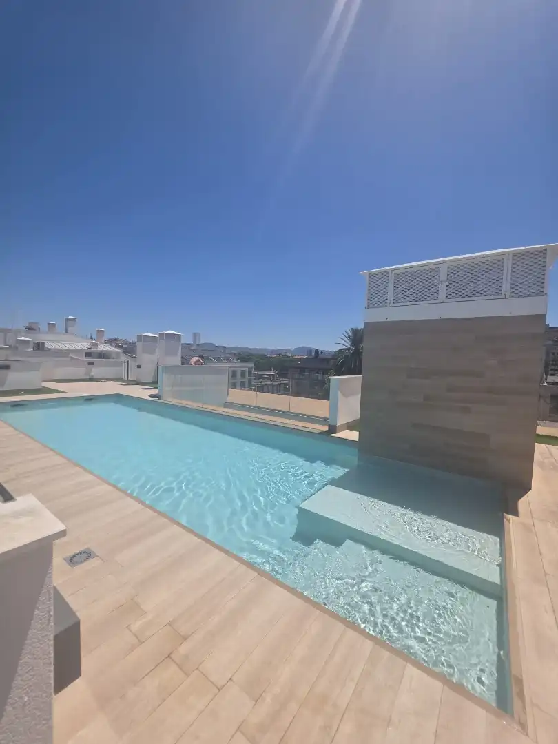 Swimming pool of Flat for sale in Murcia  with Air Conditioner, Heating and Terrace