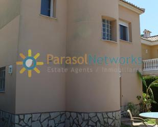 Exterior view of House or chalet to rent in Oliva  with Private garden