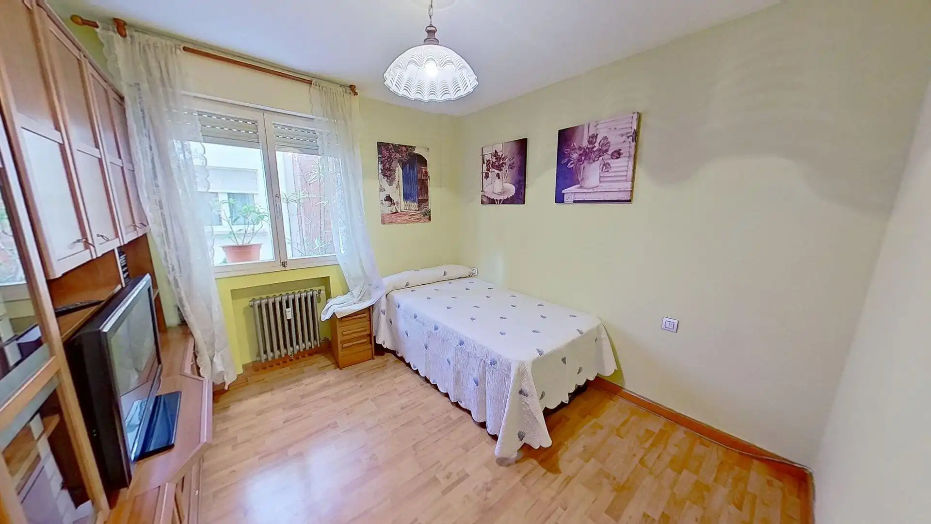 Schlafzimmer von Wohnung zum Verkauf in Gijón  mit Heizung, Parkett und Terrasse