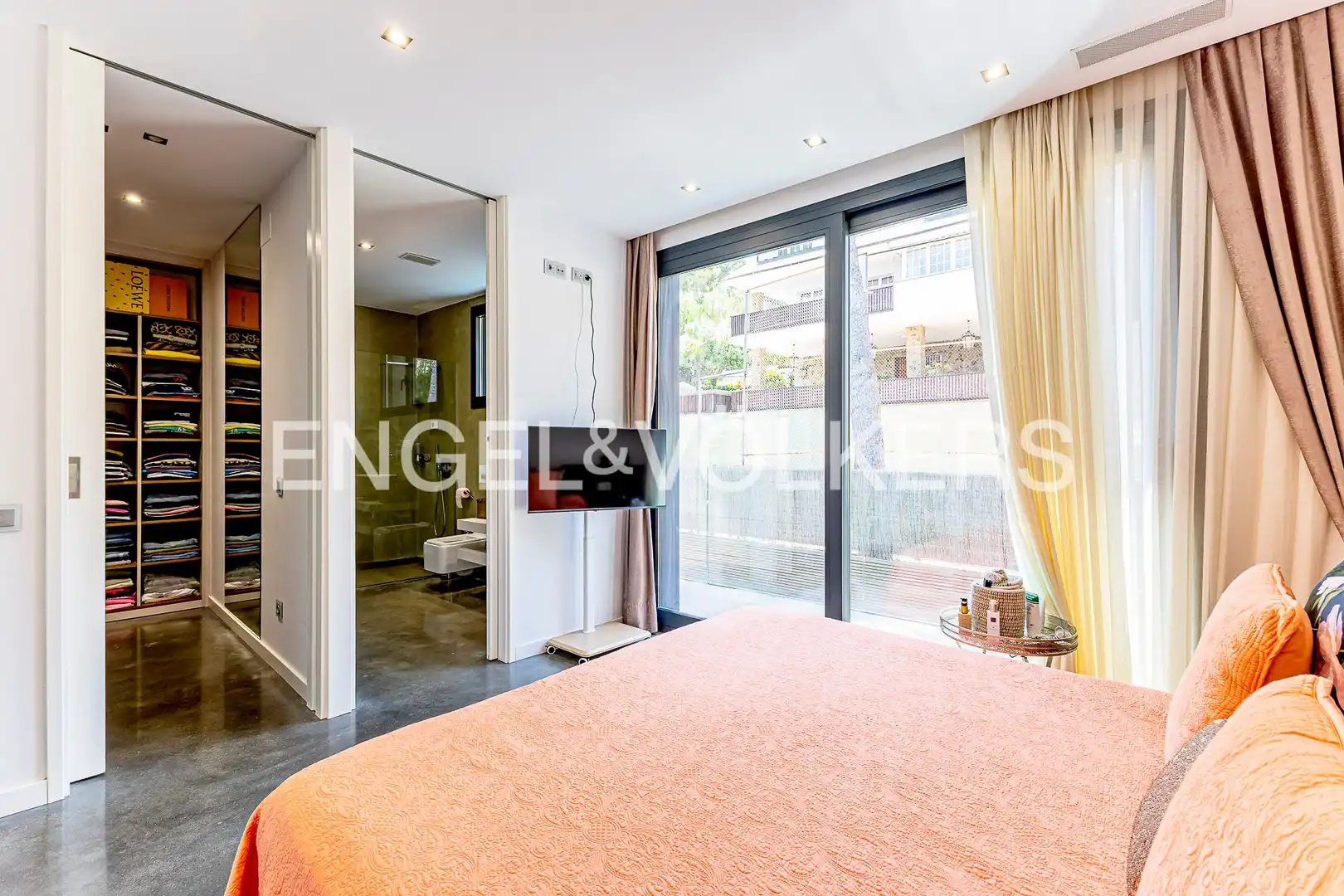 Bedroom of Houses for rent in Castelldefels  with Air Conditioner, Heating and Private garden