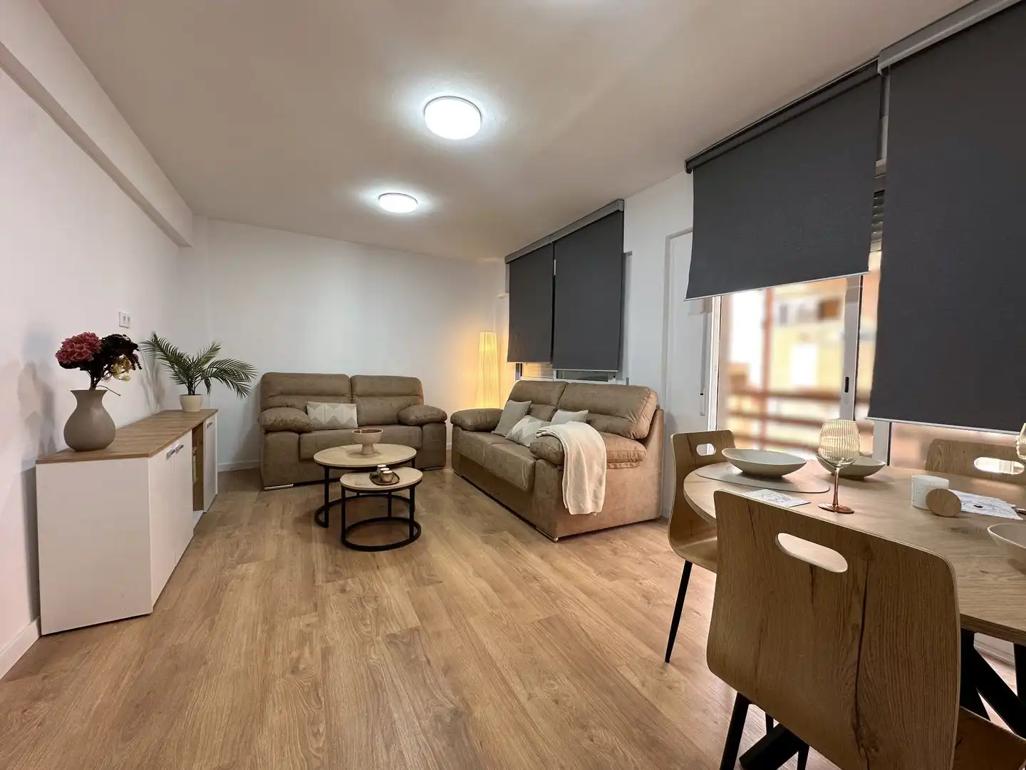 Sala de estar de Piso en venta en Albaida con Calefacción, Trastero y Amueblado