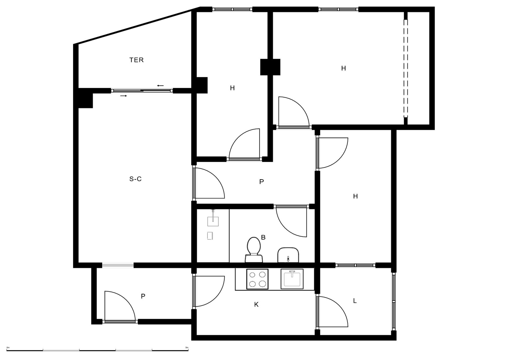 Flat for rent in Centro