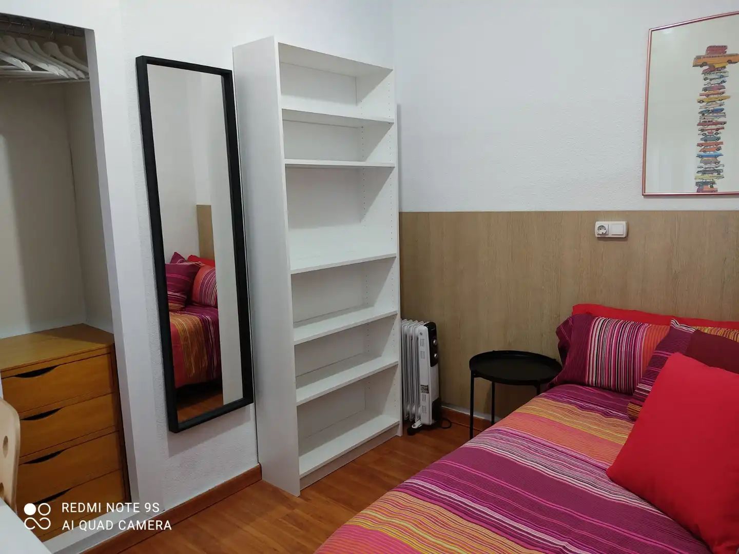 Habitación de Piso de alquiler en Murcia con Aire acondicionado, Parquet y Amueblado