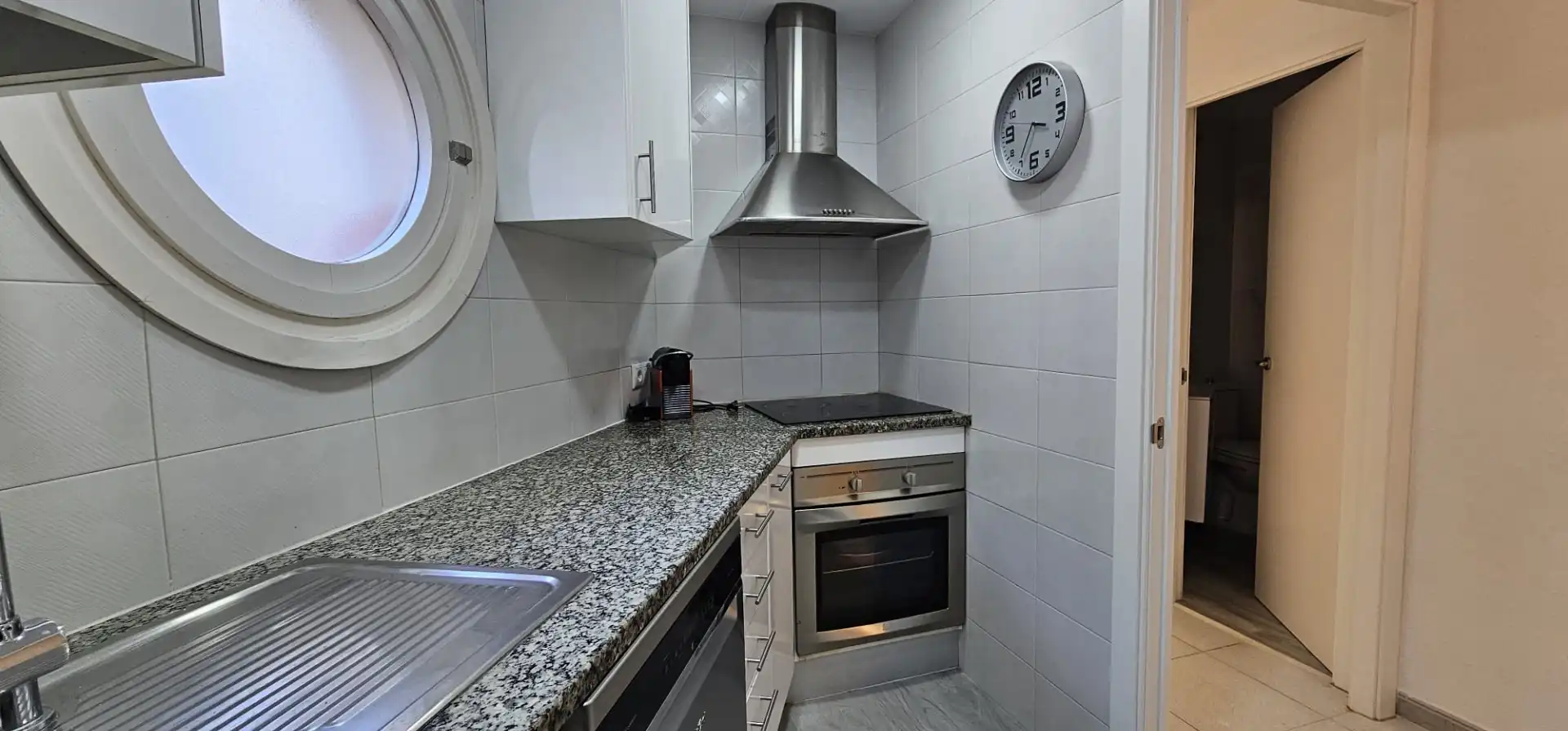 Küche von Maisonette zur Miete in Palamós mit Klimaanlage, Terrasse und Möbliert