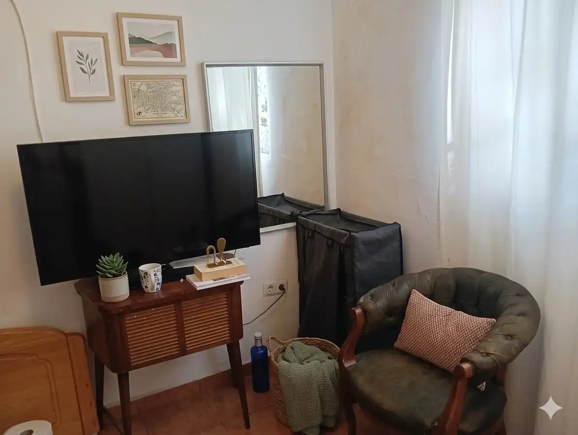 Wohnzimmer von Wohnung zum Verkauf in Málaga mit Klimaanlage, Terrasse und Möbliert