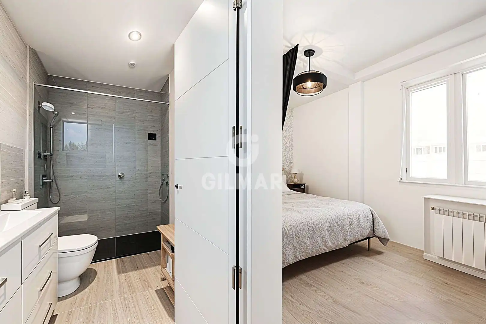 Bedroom of Flat for sale in Madrid  with Heating
