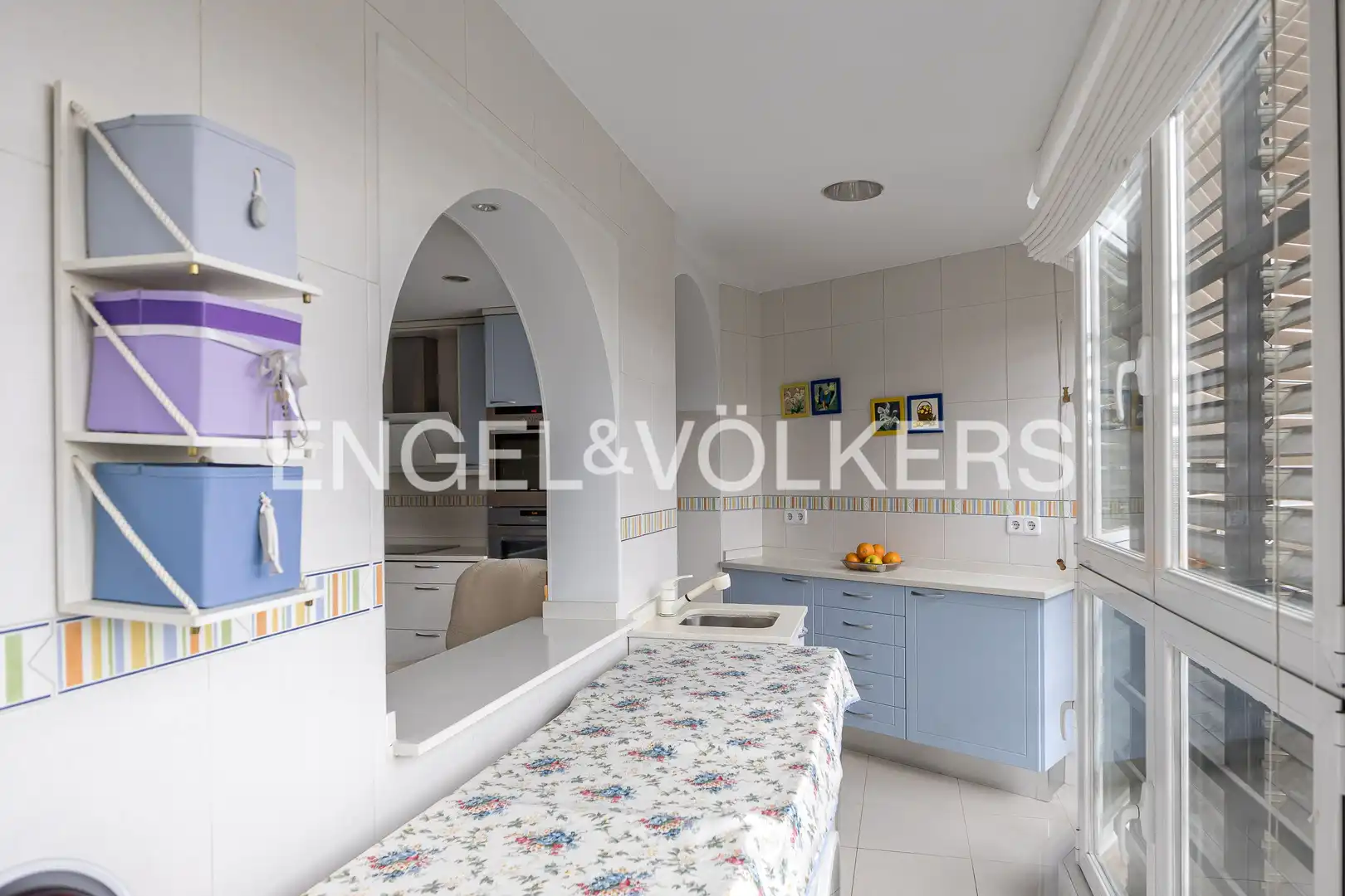 Kitchen of Flat for sale in Madrid  with Heating, Storage room and Furnished