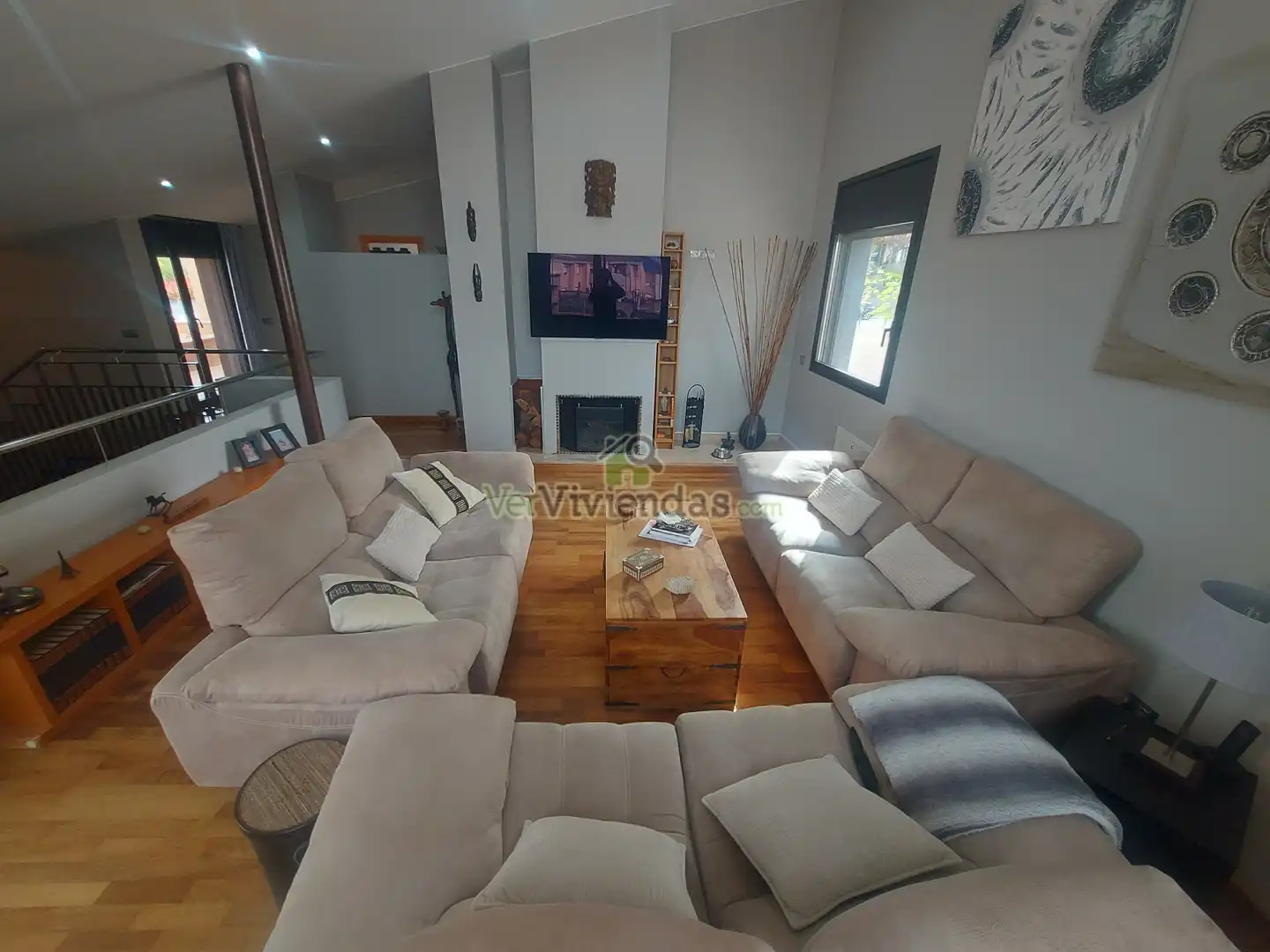 Sala d'estar de Casa o xalet en venda en Piera amb Aire condicionat, Calefacció i Jardí privat