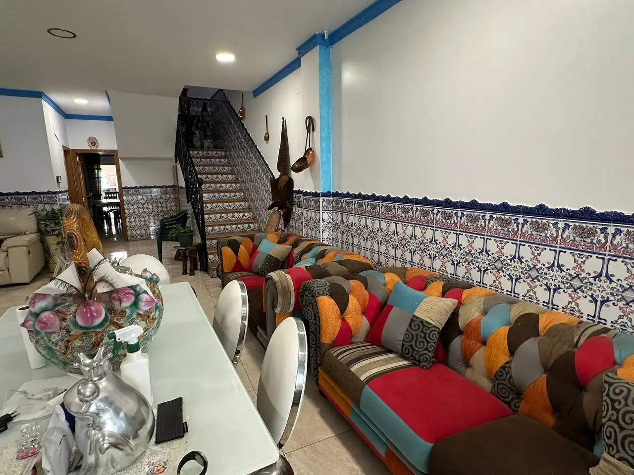 Sala de estar de Casa o chalet en venta en Gandia con Terraza, Trastero y Amueblado