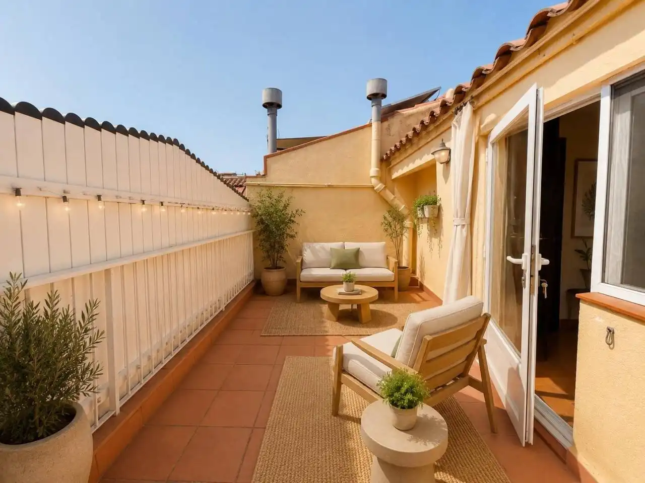 Terrace of Detached homes for sale in Cerdanyola del Vallès  with Air Conditioner, Heating and Private garden