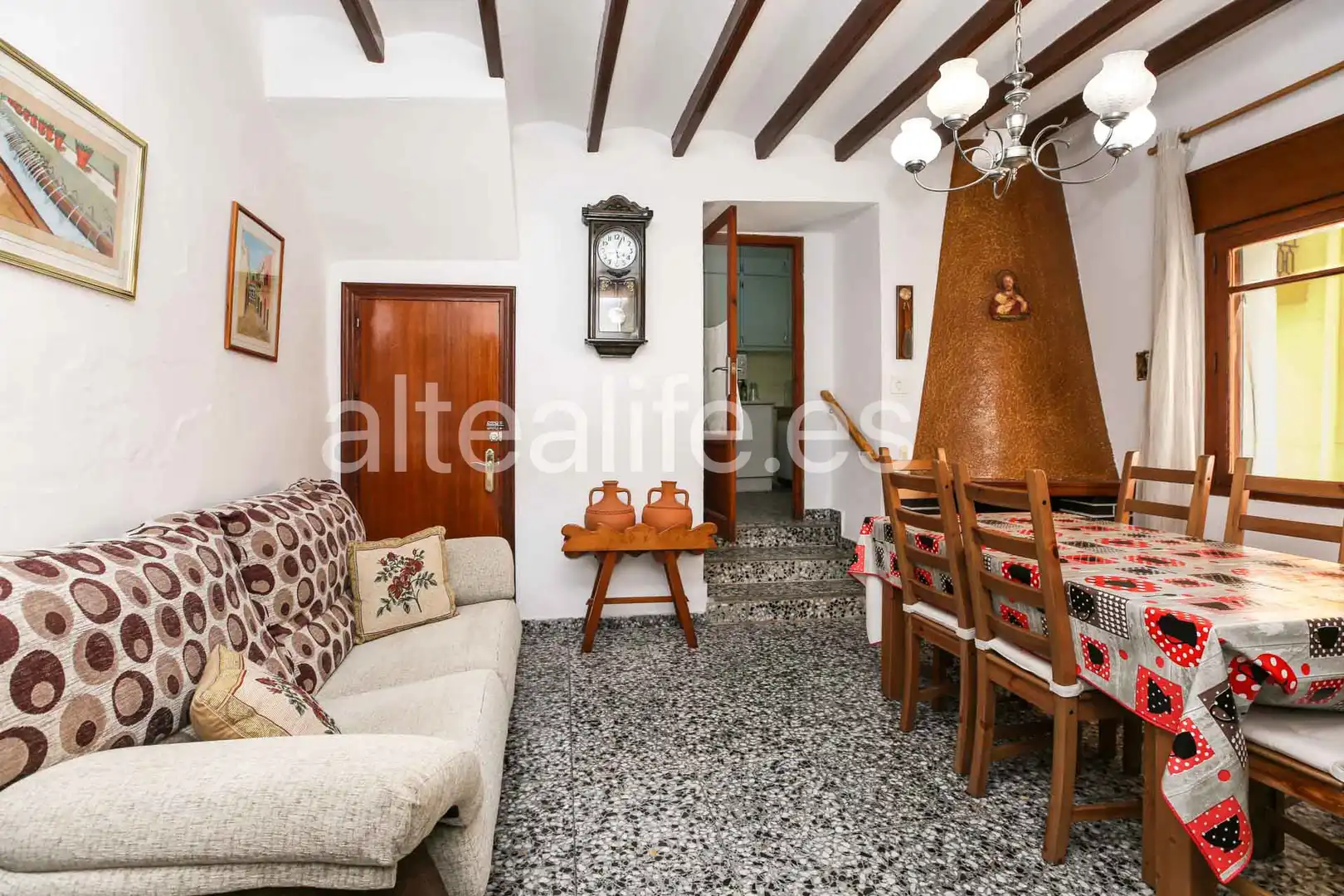 Vista exterior de Casa adosada en venta en Polop con Aire acondicionado, Trastero y Balcón