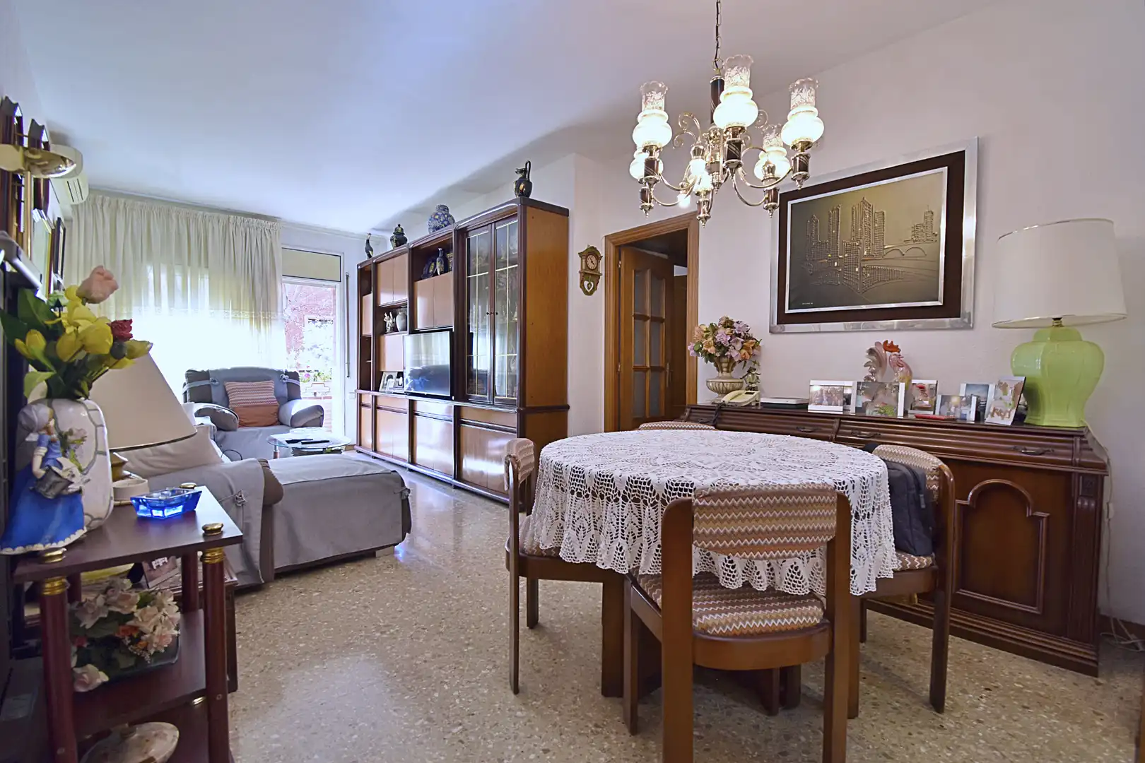 Sala de estar de Piso en venta en Barcelona con Aire acondicionado, Calefacción y Balcón