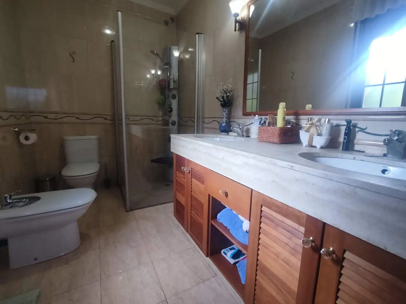 Baño de Casa o chalet en venta en Riudecanyes con Aire acondicionado, Jardín privado y Terraza