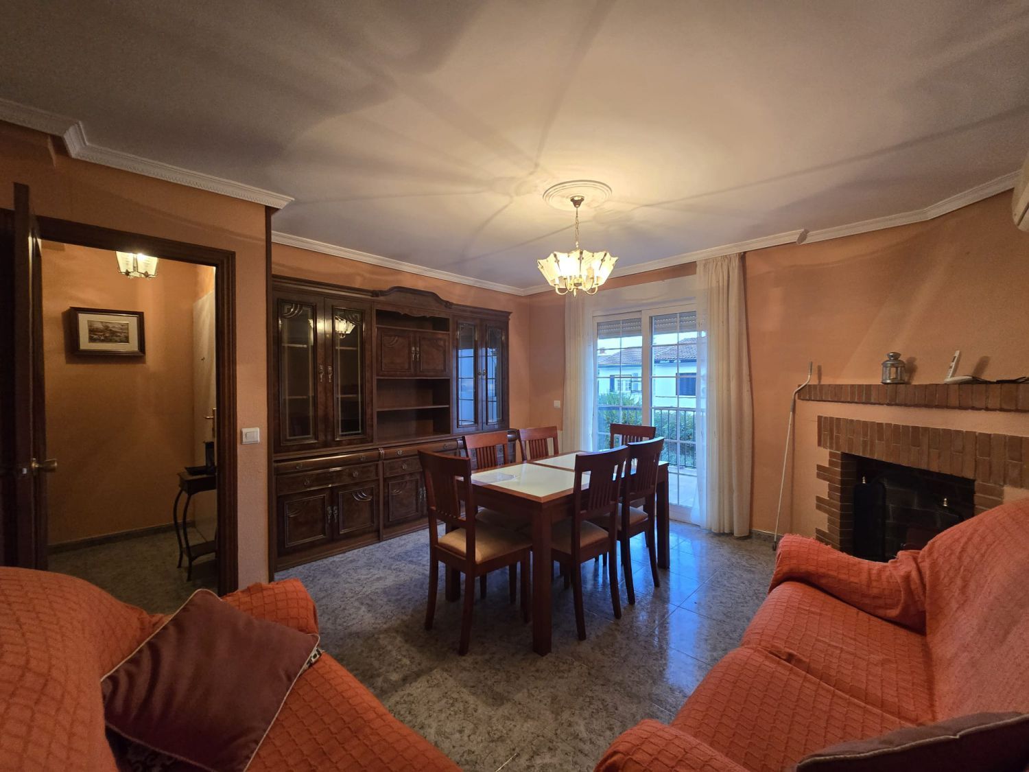 Dining room of Single-family semi-detached to rent in Plasencia  with Heating, Terrace and Storage room
