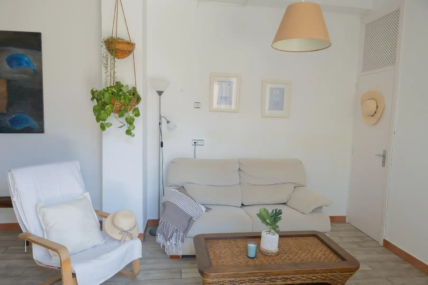 Sala de estar de Casa o chalet en venta en Ses Salines con Aire acondicionado, Calefacción y Jardín privado