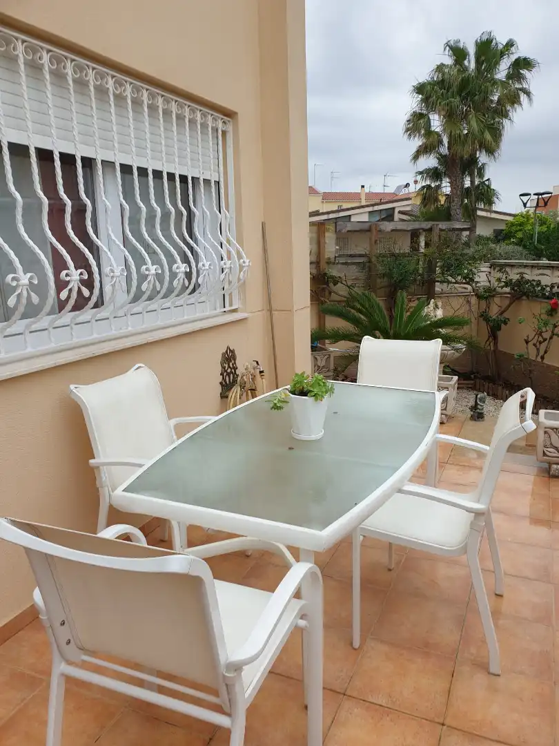 Terraza de Casa adosada de alquiler en Càlig con Jardín privado, Terraza y Amueblado