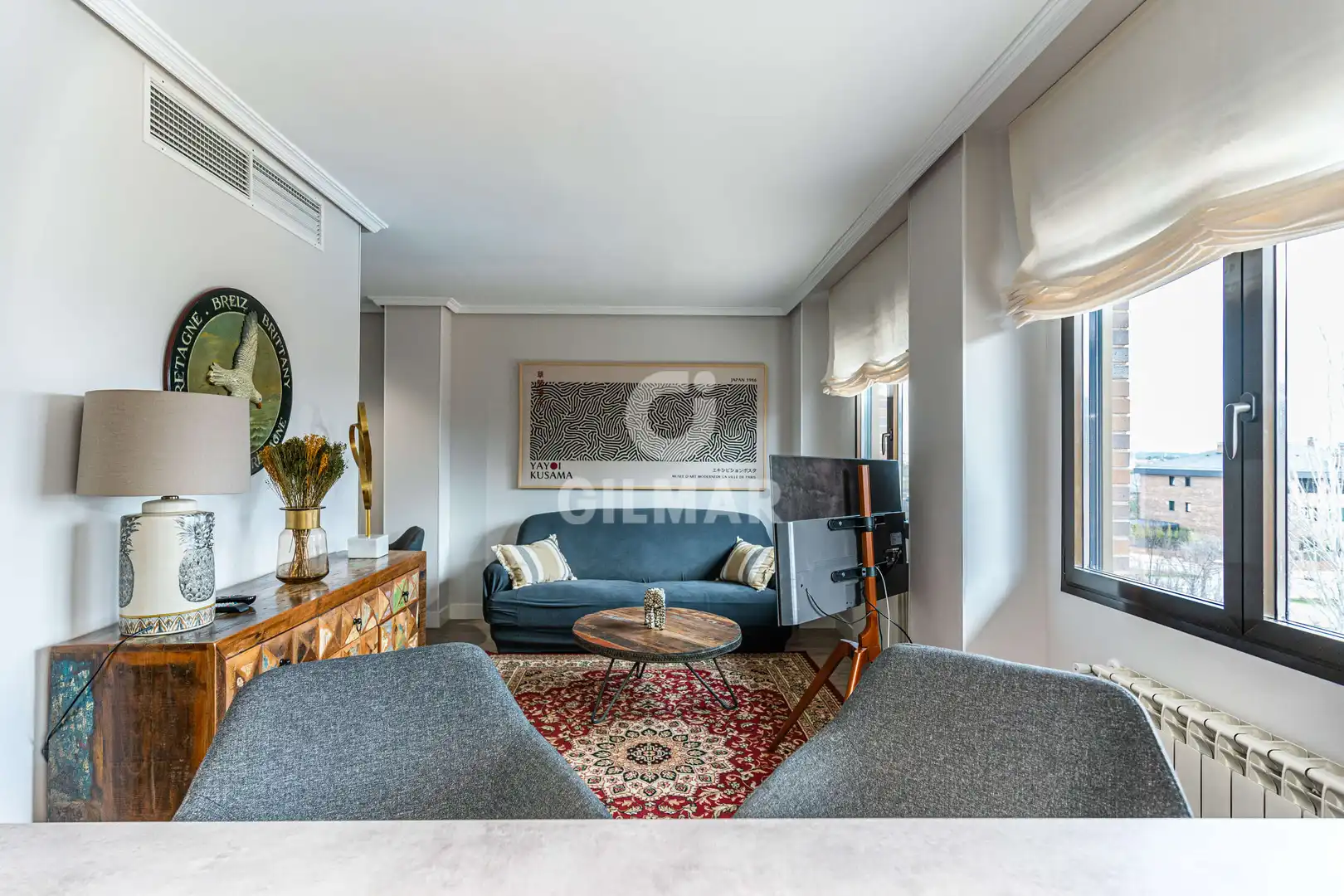 Sala de estar de Dúplex en venta en Boadilla del Monte con Calefacción, Jardín privado y Trastero