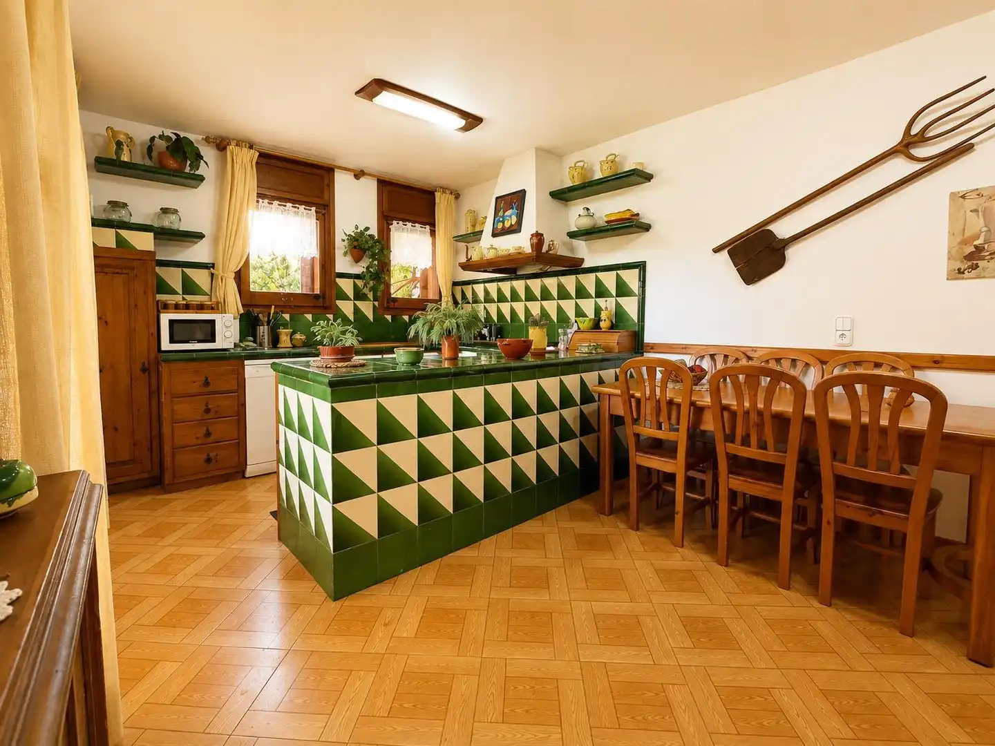Cocina de Casa o chalet en venta en Prades con Calefacción, Jardín privado y Terraza