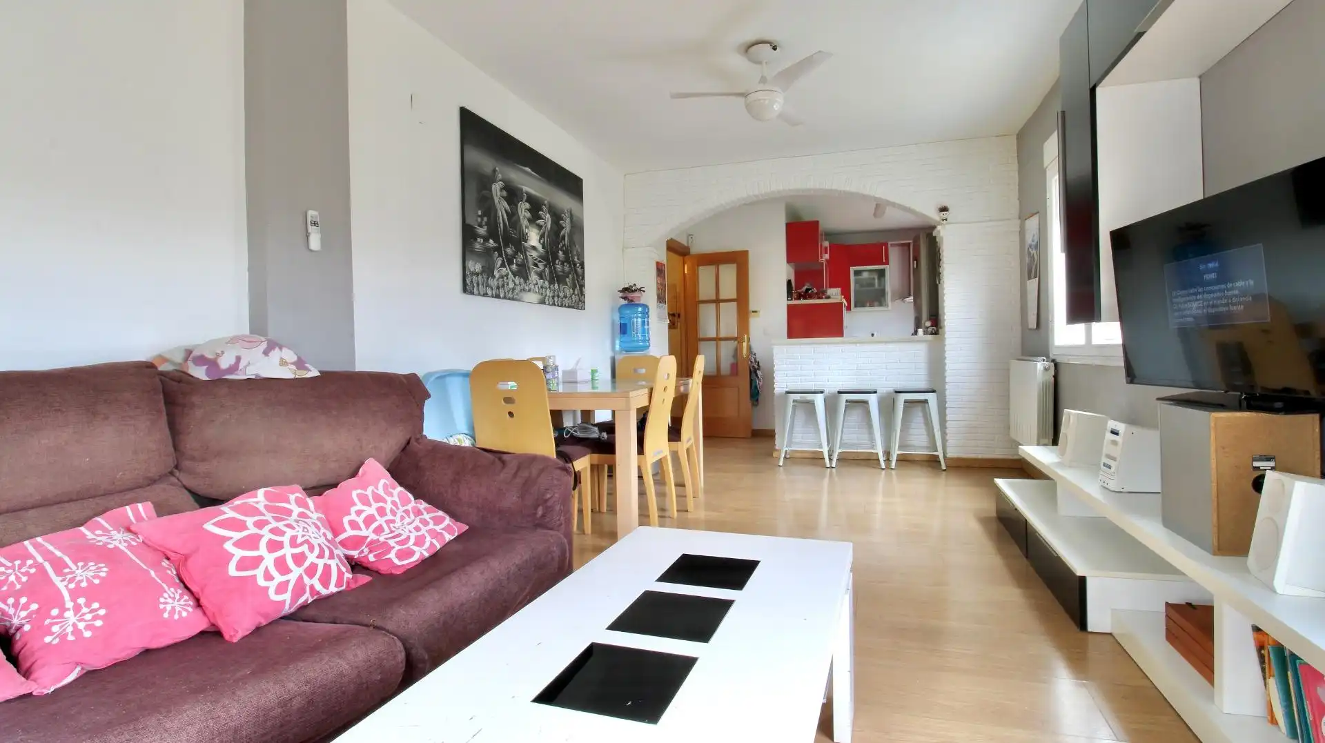 Sala de estar de Ático en venta en Churriana de la Vega con Aire acondicionado, Calefacción y Terraza