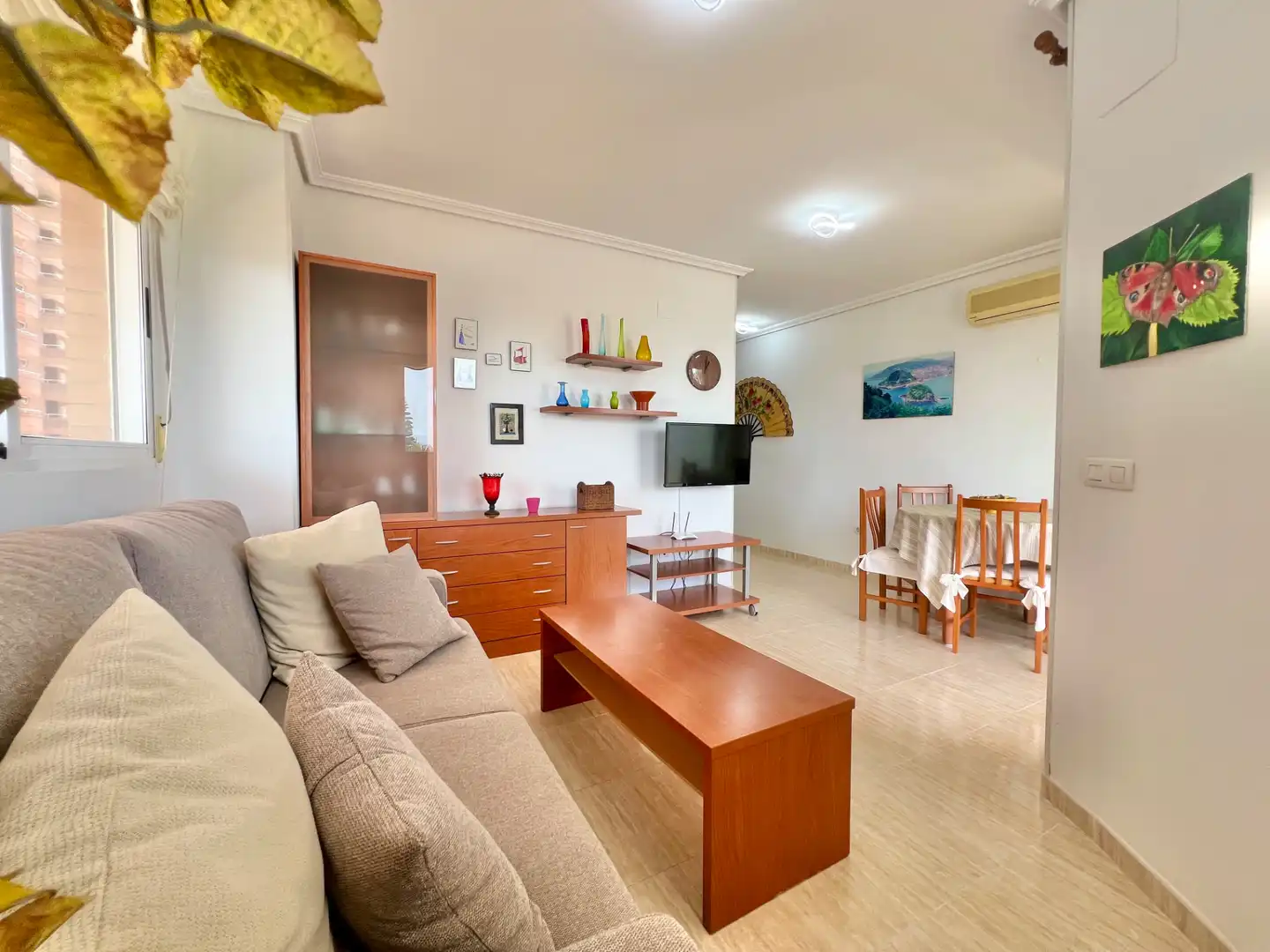 Sala de estar de Apartamento en venta en Oropesa del Mar / Orpesa con Aire acondicionado, Calefacción y Terraza