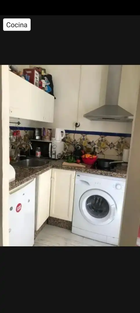 Kitchen of Flat for sale in  Granada Capital  with Air Conditioner and Balcony
