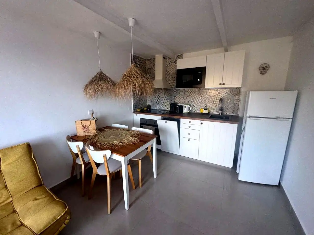 Kitchen of Flat for sale in Los Realejos  with Terrace and Furnished