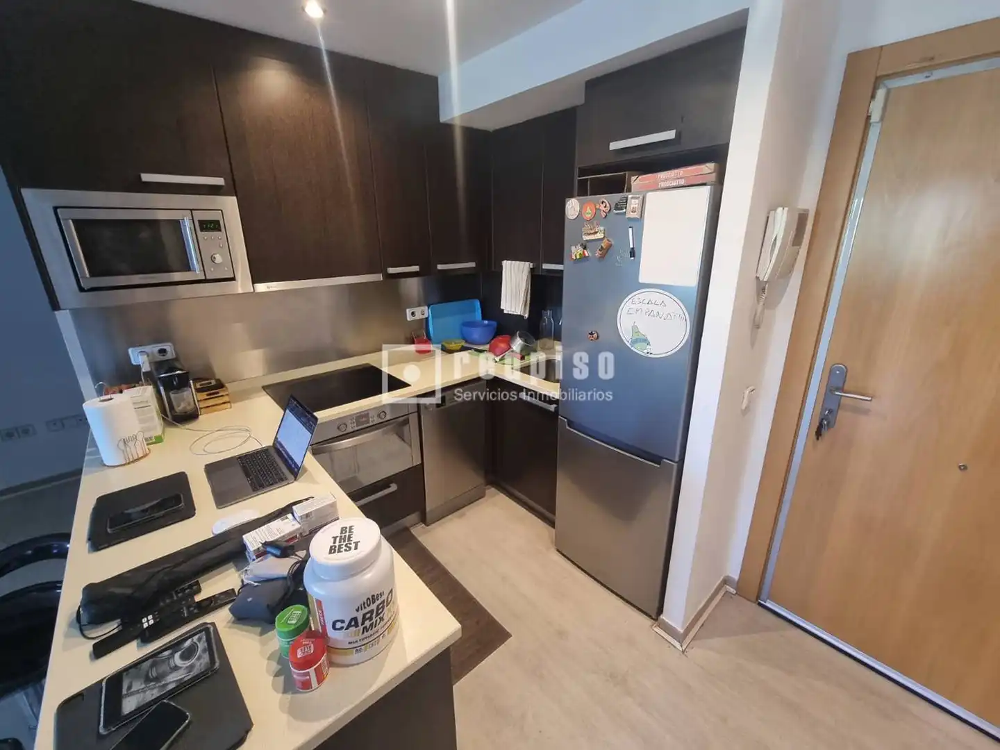 Cocina de Dúplex en venta en Madrid con Aire acondicionado, Calefacción y Jardín privado