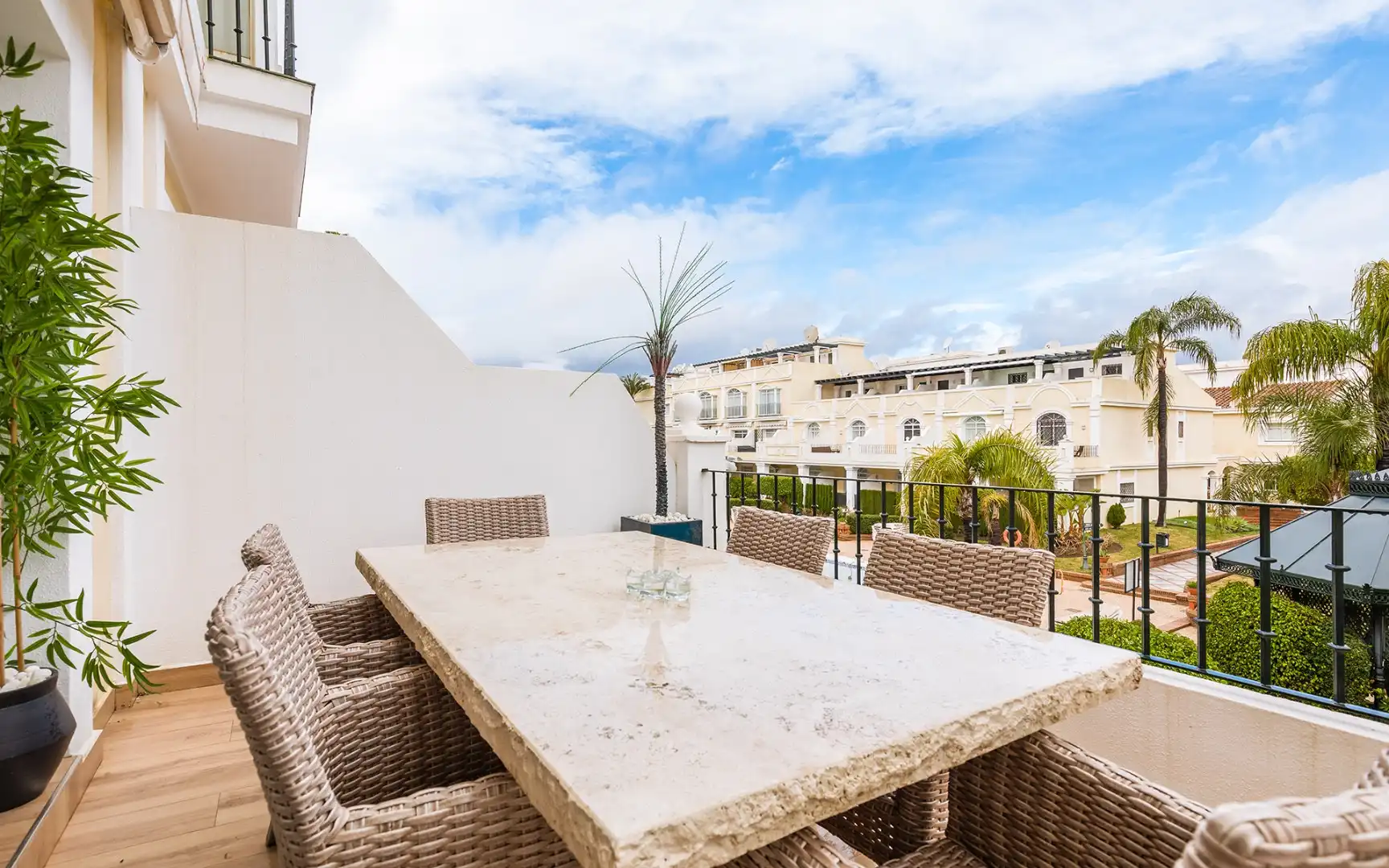 Terrace of Duplexes for sale in Marbella  with Air Conditioner, Terrace and Swimming Pool