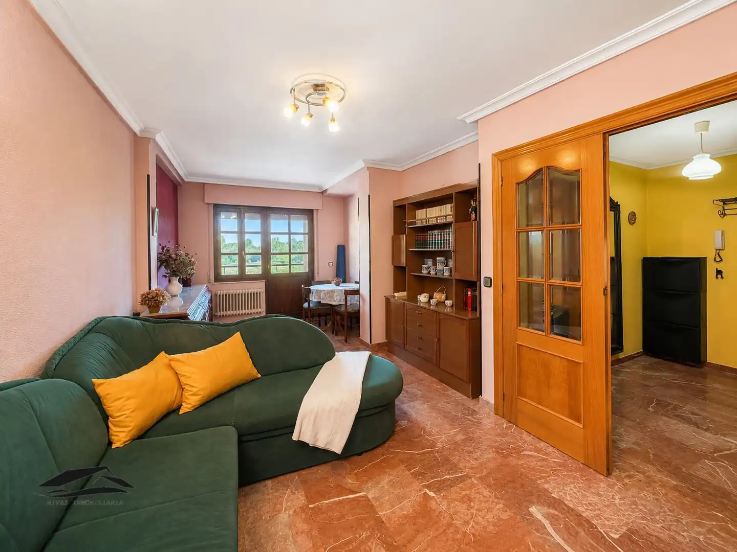 Sala de estar de Piso en venta en Aldealengua con Calefacción, Terraza y Trastero