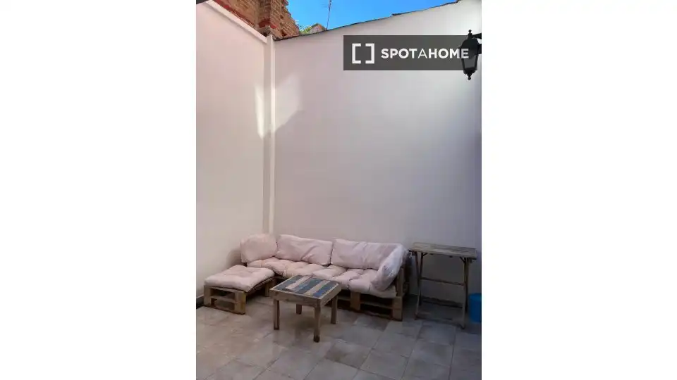 Terrace of Flat for rent in Valencia  with Air Conditioner, Heating and Furnished
