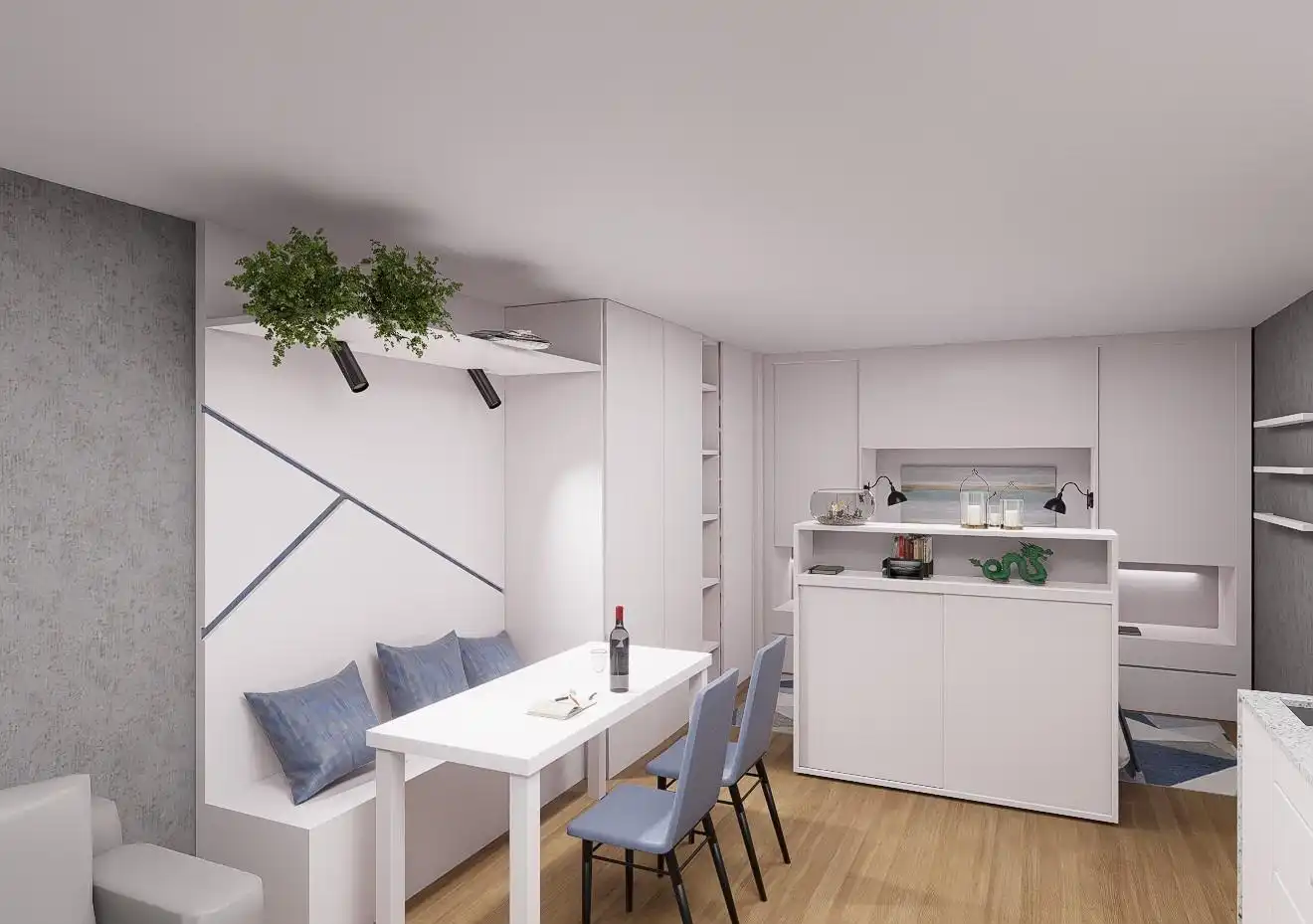 Cocina de Loft en venta en Cangas  con Calefacción, Terraza y Amueblado