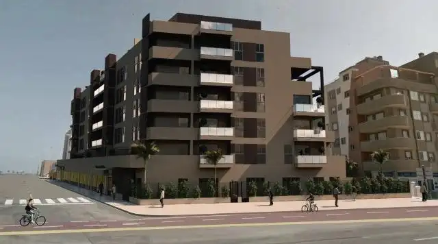 Exterior view of Flat for sale in Roquetas de Mar  with Terrace and Community pool