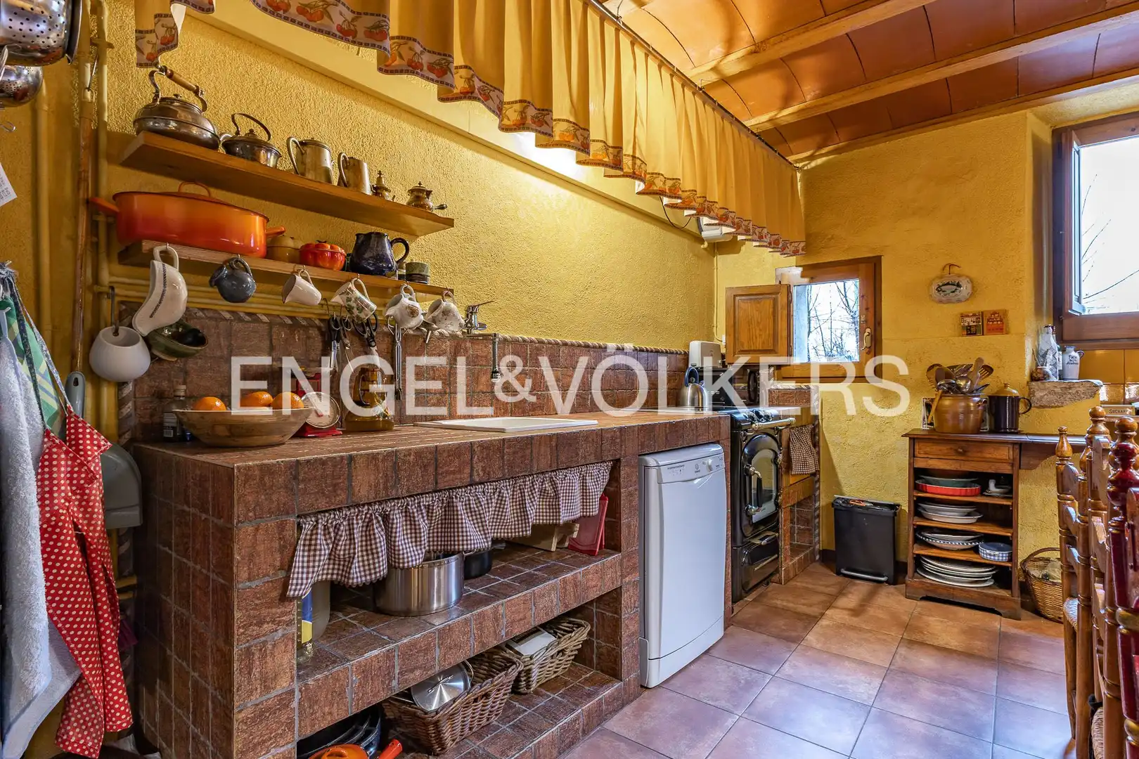 Cocina de Casa adosada en venta en Figaró-Montmany con Aire acondicionado, Calefacción y Parquet